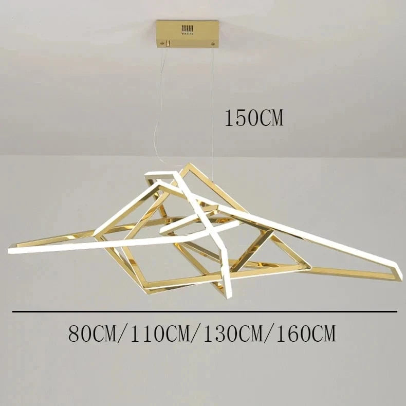 Tina Led Geometric Chandelier Modern Chandelier