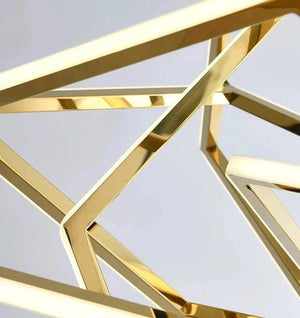 Tina Led Geometric Chandelier Modern Chandelier