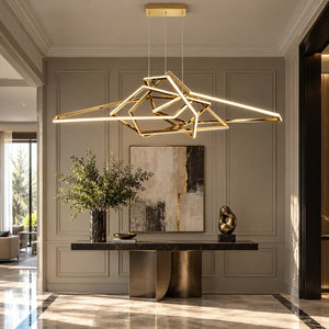 Tina Led Geometric Chandelier Modern Chandelier