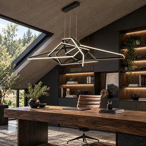 Tina Led Geometric Chandelier Modern Chandelier