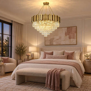 Tisa Small Crystal Chandelier Modern Chandelier