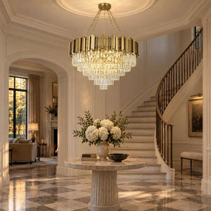 Tisa Small Crystal Chandelier Modern Chandelier