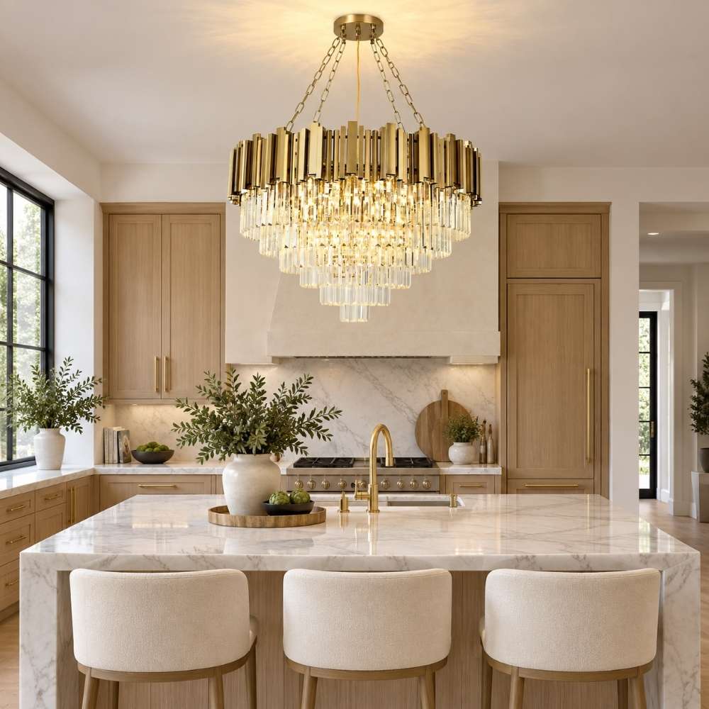 Tisa Small Crystal Chandelier Modern Chandelier
