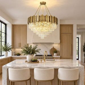 Tisa Small Crystal Chandelier Modern Chandelier