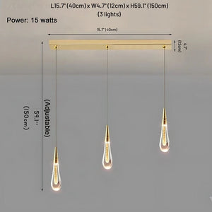 Tny Gold Kitchen Island Chandelier Modern Chandelier