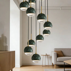 Toria Marble Multi Pendant Chandelier Modern Chandelier