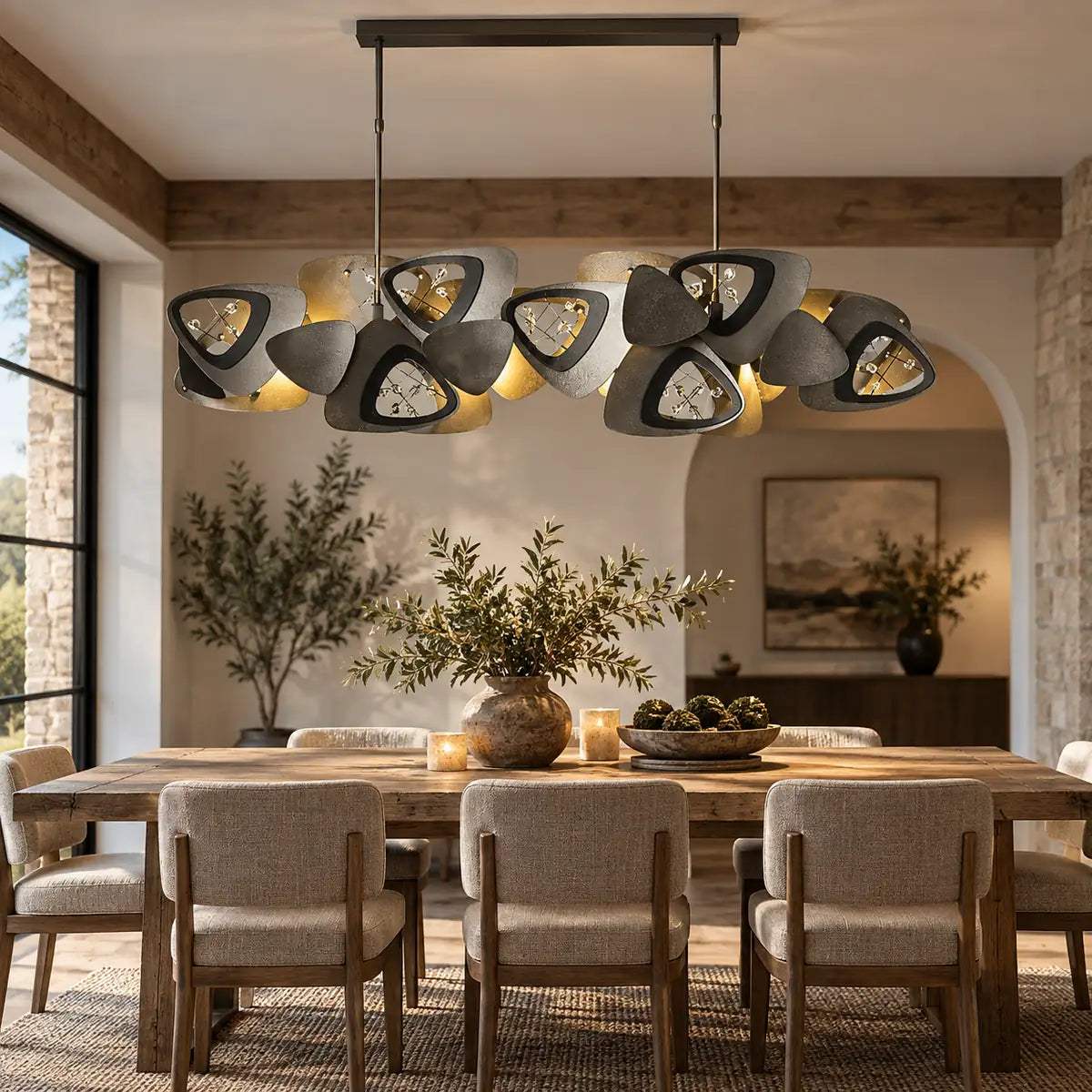 Travis  Linear Pendant Chandelier Modern Chandelier