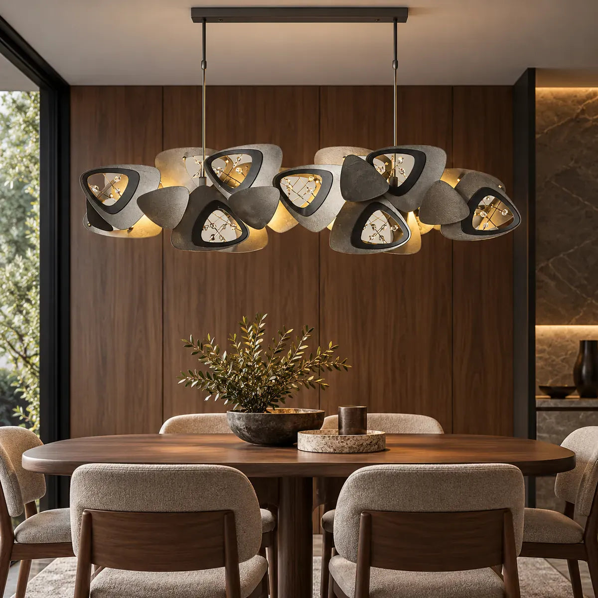 Travis  Linear Pendant Chandelier Modern Chandelier