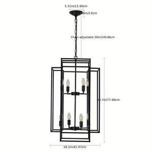 Tyra Lantern Pendant Light Fixture Modern Chandelier