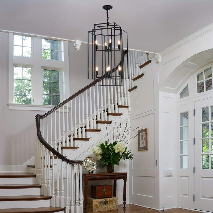 Tyra Lantern Pendant Light with brass-to-bronze finish reflecting 2026 trends