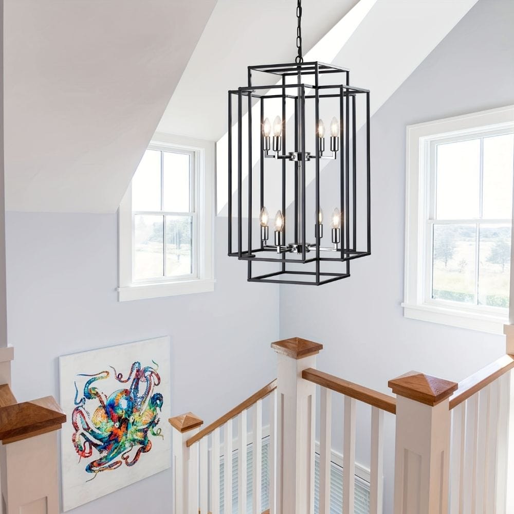 Tyra Lantern Pendant Light Fixture Modern Chandelier