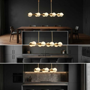Varelle Linear Kitchen Island Chandelier Modern Chandelier