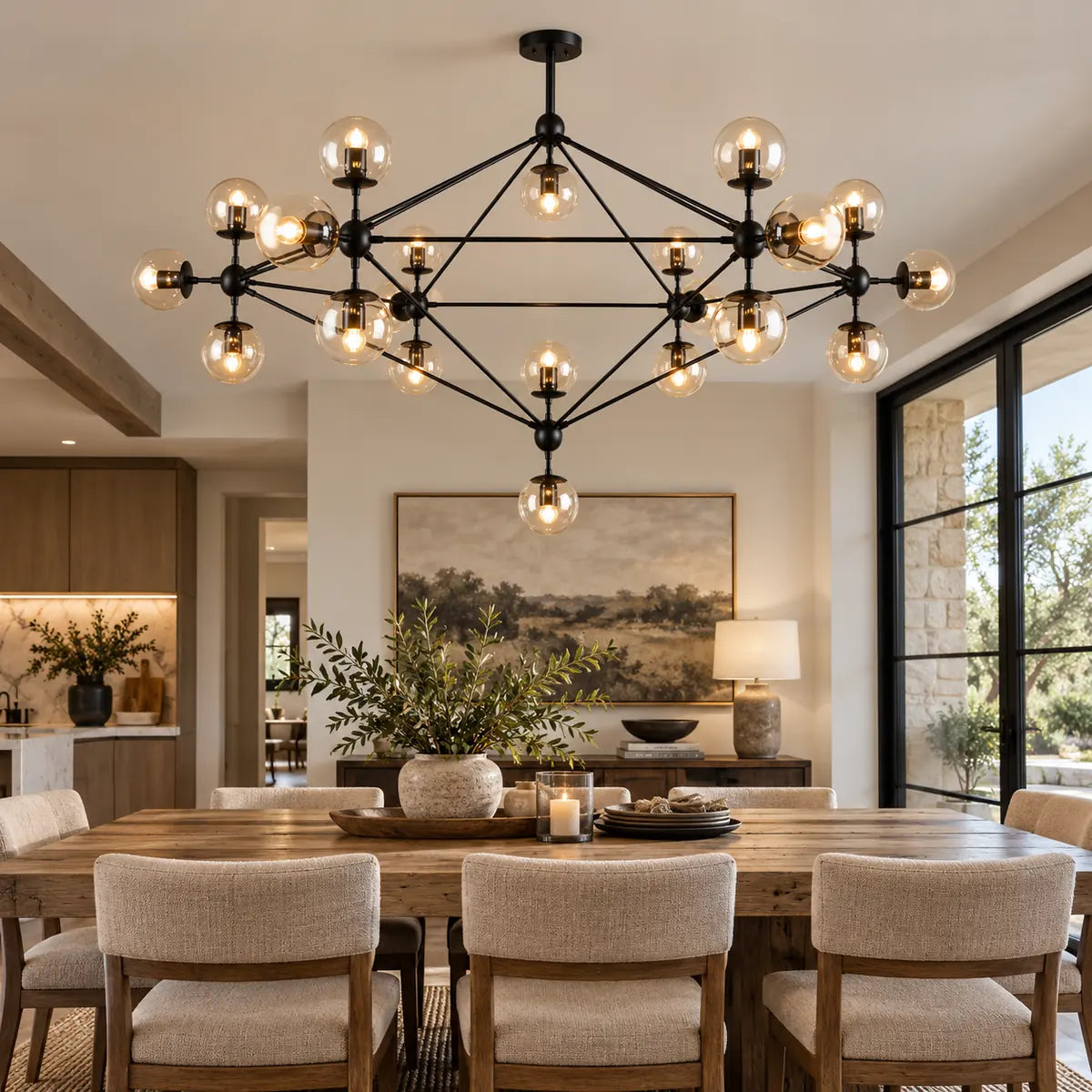 Venus Contemporary Sputnik Chandelier Modern Chandelier