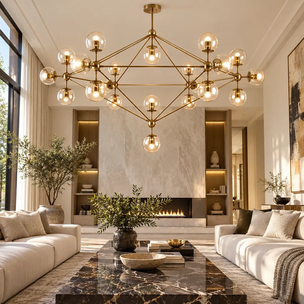 Venus Contemporary Sputnik Chandelier Modern Chandelier