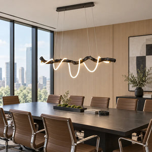 Veralda Branch Linear LED Chandelier Modern Chandelier