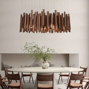 Vice Wood Pendant Chandelier Modern Chandelier