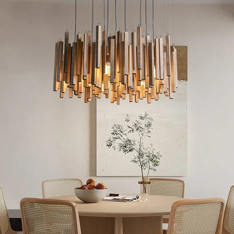 Vice Wood Pendant Chandelier Modern Chandelier