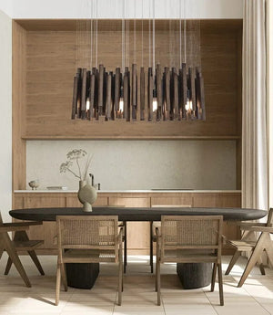 Vice Wood Pendant Chandelier Modern Chandelier