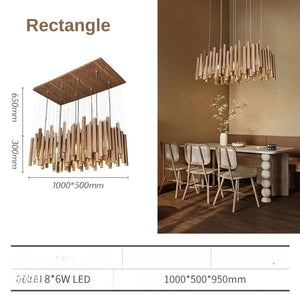 Vice Wood Pendant Chandelier Modern Chandelier