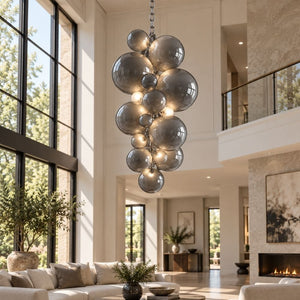 Vinea Glass Bubble Cluster Chandelier Modern Chandelier