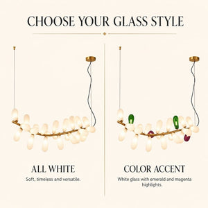 Virelia Modern Bubble Linear Chandelier Modern Chandelier