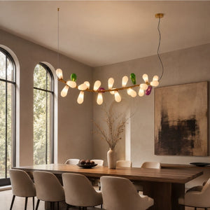 Virelia Modern Bubble Linear Chandelier Mix Modern Chandelier