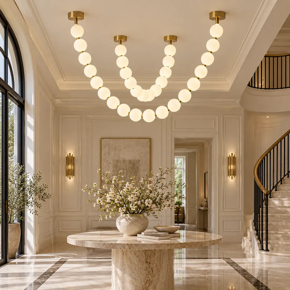Vixen Modern String Light Chandelier Modern Chandelier