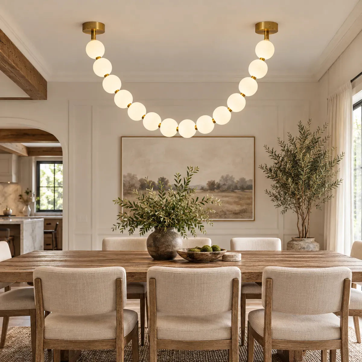 Vixen Modern String Light Chandelier Modern Chandelier