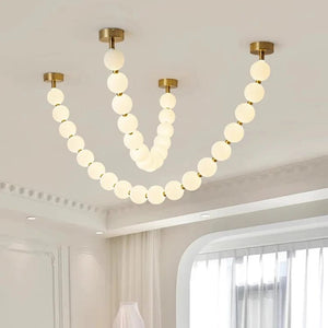 Vixen Modern String Light Chandelier Modern Chandelier