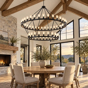 Westmere Two-Tier Wagon Wheel Chandelier Modern Chandelier
