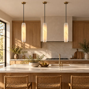 Yale White Marble Pendant Light Modern Chandelier