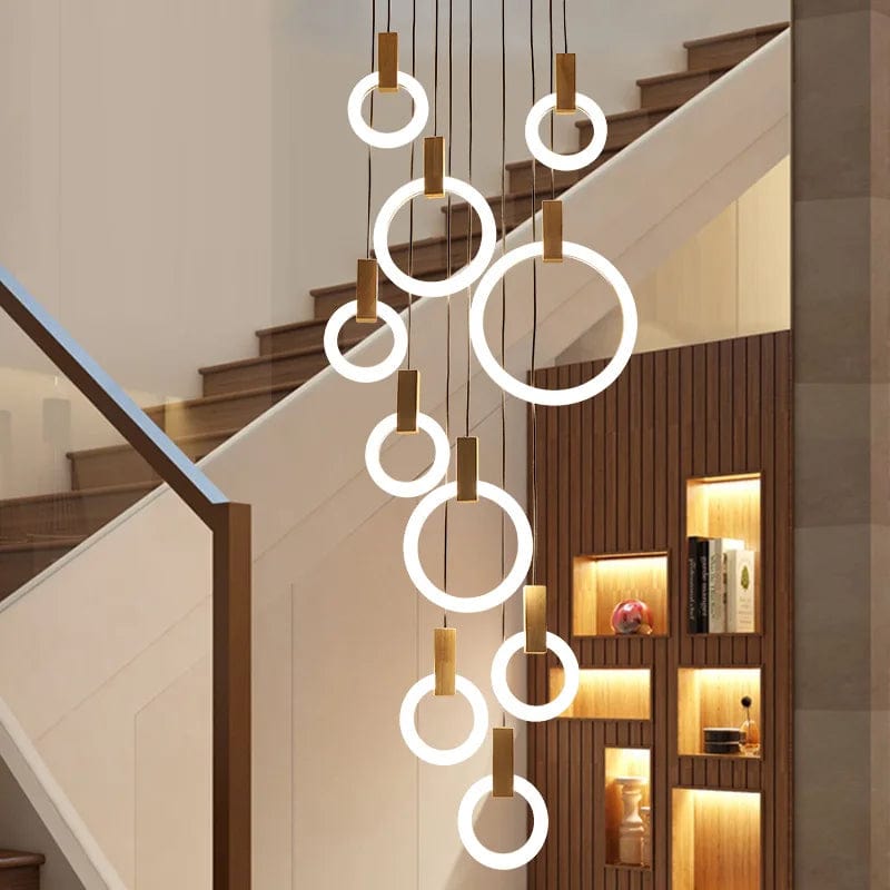 Yana Modern Staircase Chandelier Modern Chandelier