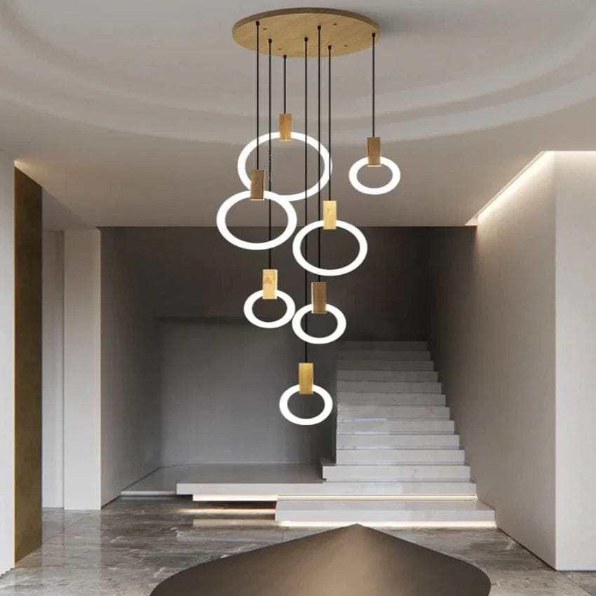 Yana Modern Staircase Chandelier Modern Chandelier