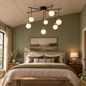 Yara Vintage Flush Mount Chandelier Modern Chandelier