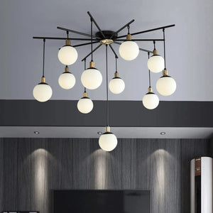 Yara Vintage Flush Mount Chandelier Modern Chandelier