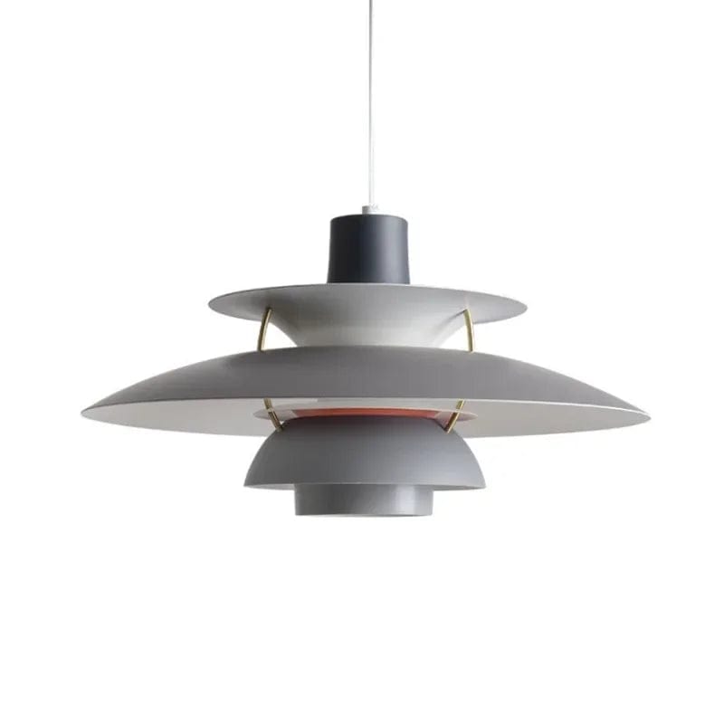 Yaren Modern Danish Pendant Light Dark Grey / 11.81" (30cm) / Warm White 3000K Modern Chandelier