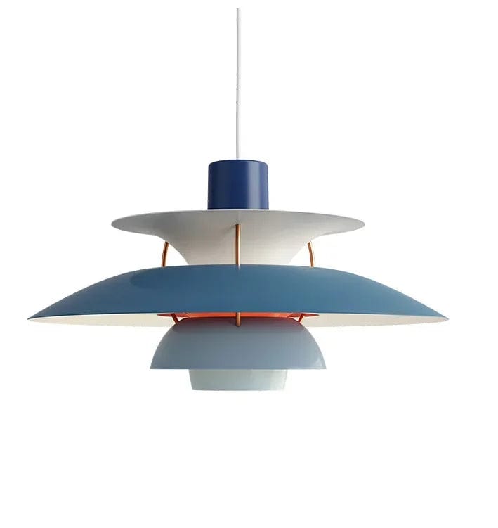 Yaren Modern Danish Pendant Light Gradient Blue / 11.81" (30cm) / Warm White 3000K Modern Chandelier