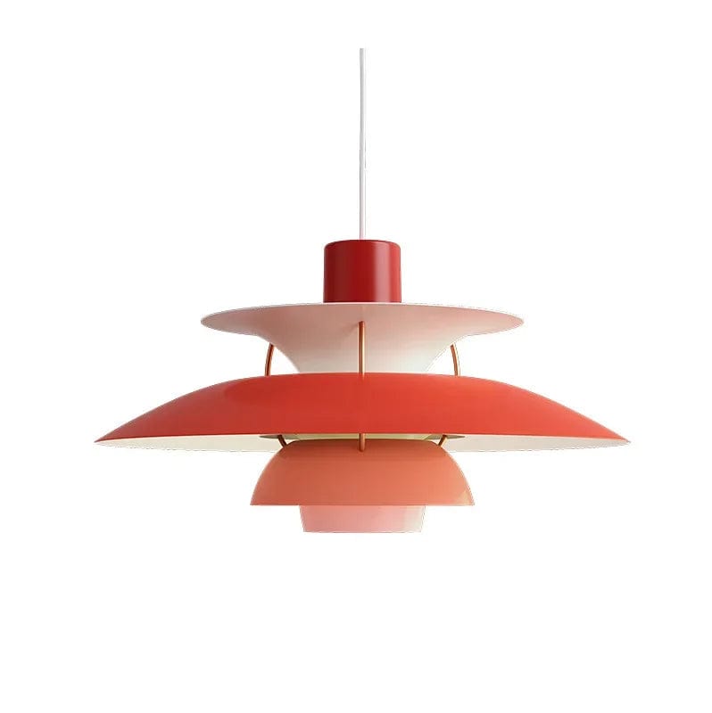 Yaren Modern Danish Pendant Light Gradient Orange / 11.81" (30cm) / Warm White 3000K Modern Chandelier