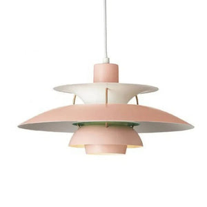 Yaren Modern Danish Pendant Light Pink / 11.81" (30cm) / Warm White 3000K Modern Chandelier