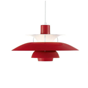 Yaren Modern Danish Pendant Light Red / 11.81" (30cm) / Warm White 3000K Modern Chandelier