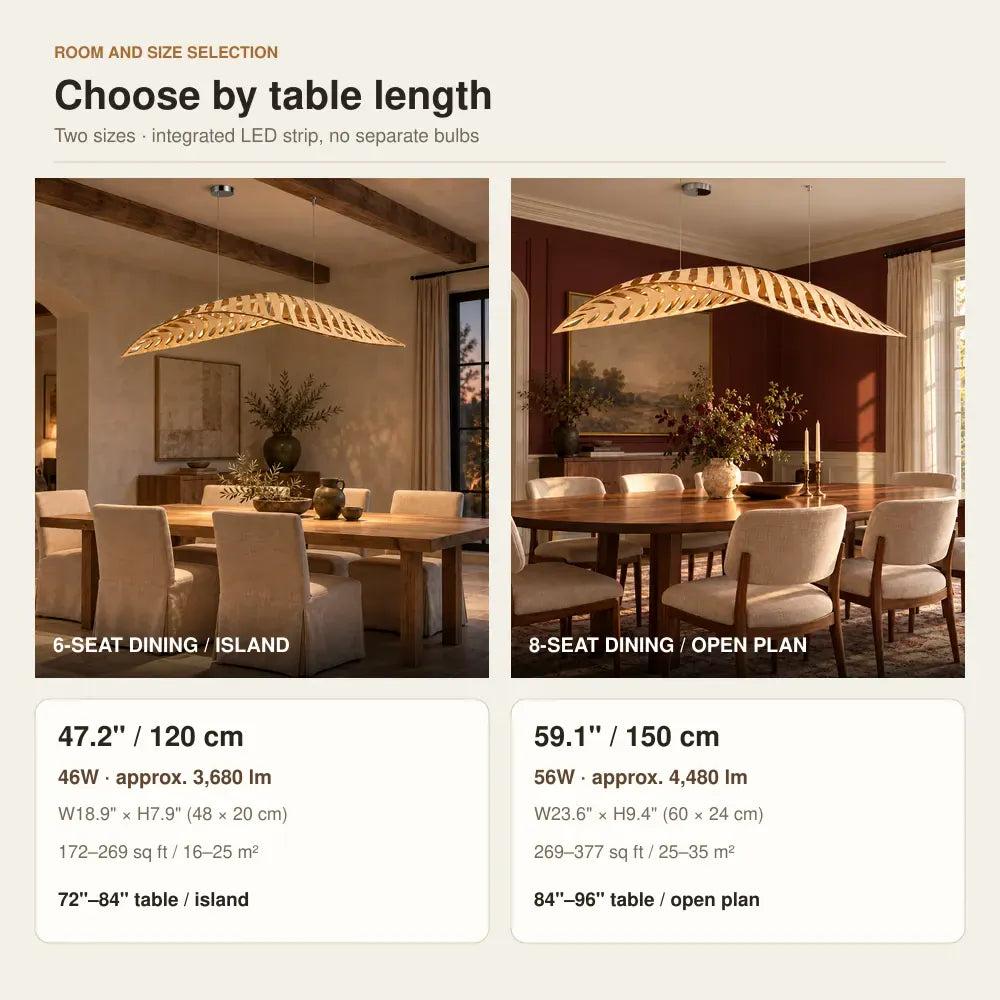 Zeal Wood Linear Chandelier Modern Chandelier
