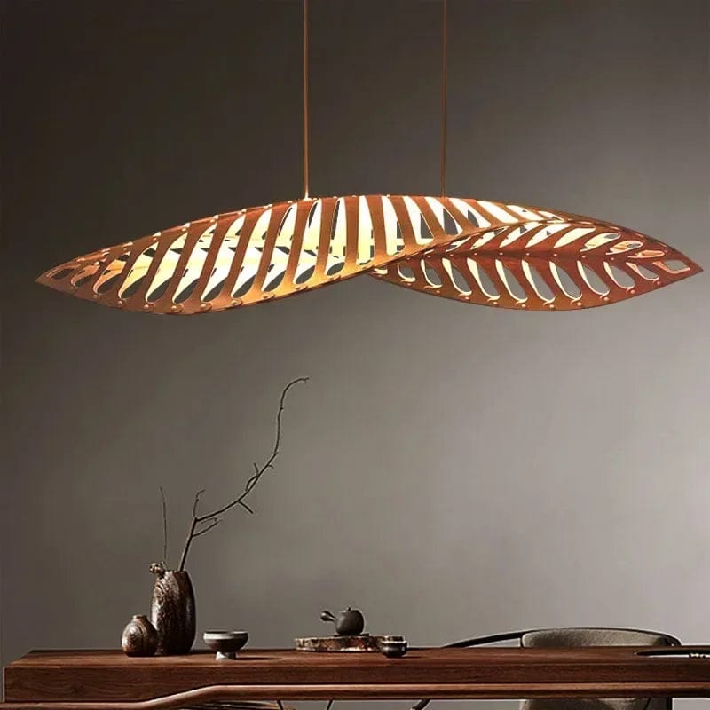 Zeal Wood Linear Chandelier Modern Chandelier