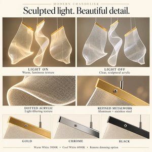 Zen Modern Staircase Chandelier Modern Chandelier