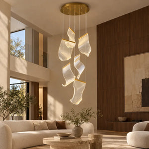 Zen Modern Staircase Chandelier Modern Chandelier