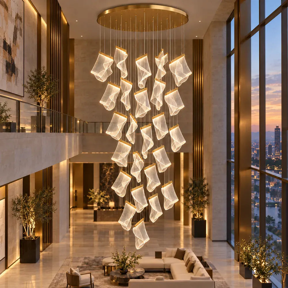 Zen Modern Staircase Chandelier Modern Chandelier