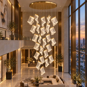 Zen Modern Staircase Chandelier Modern Chandelier