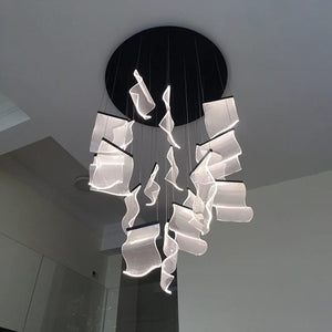 Zen Modern Staircase Chandelier Modern Chandelier