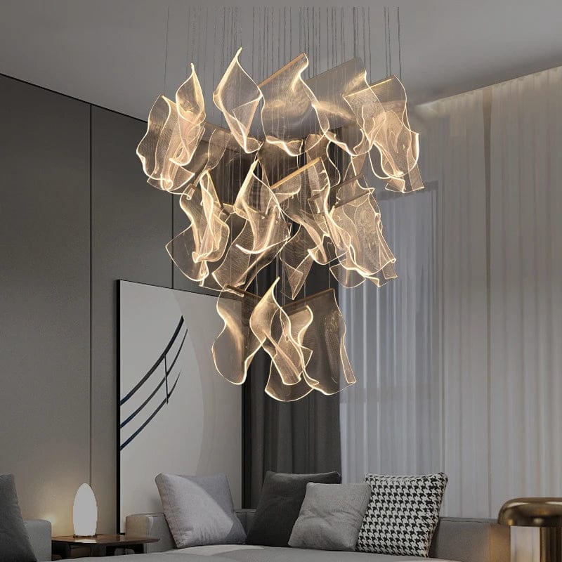 Zen Modern Staircase Chandelier Modern Chandelier