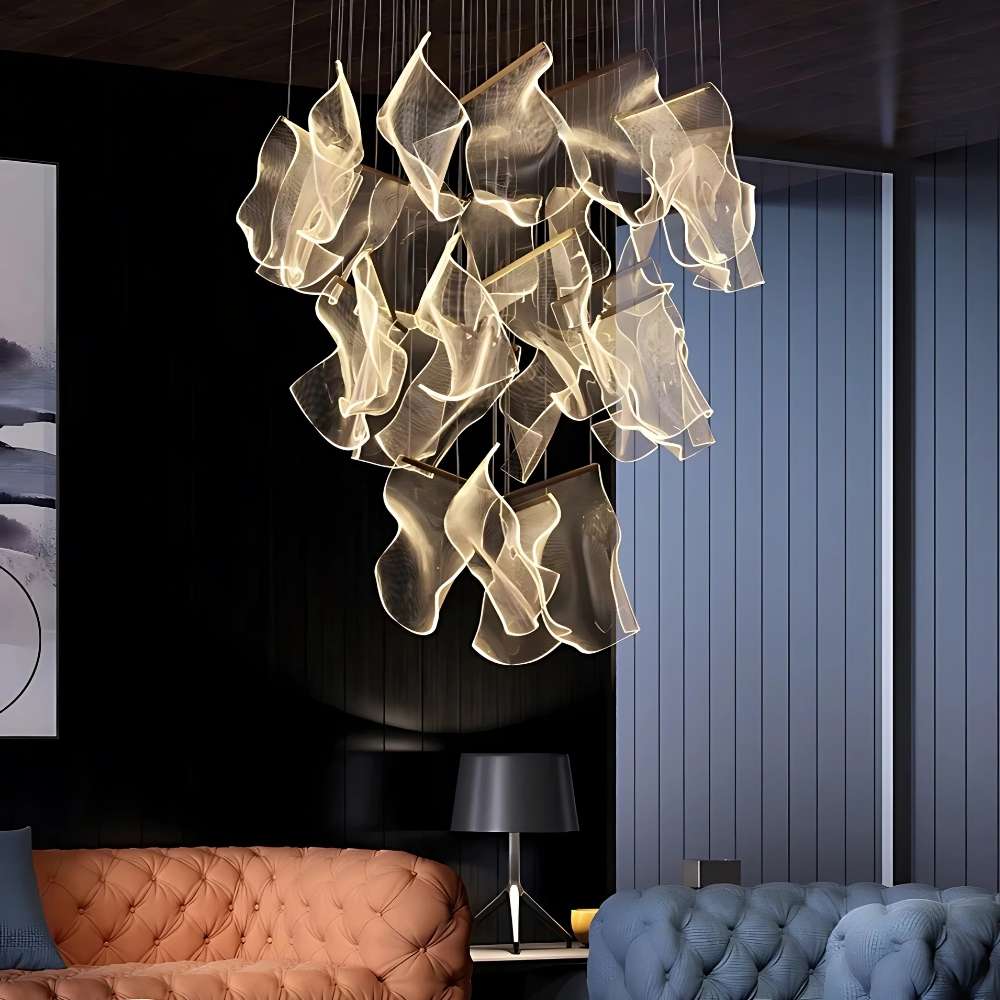 Zen Modern Staircase Chandelier Modern Chandelier