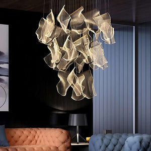 Zen Modern Staircase Chandelier Modern Chandelier